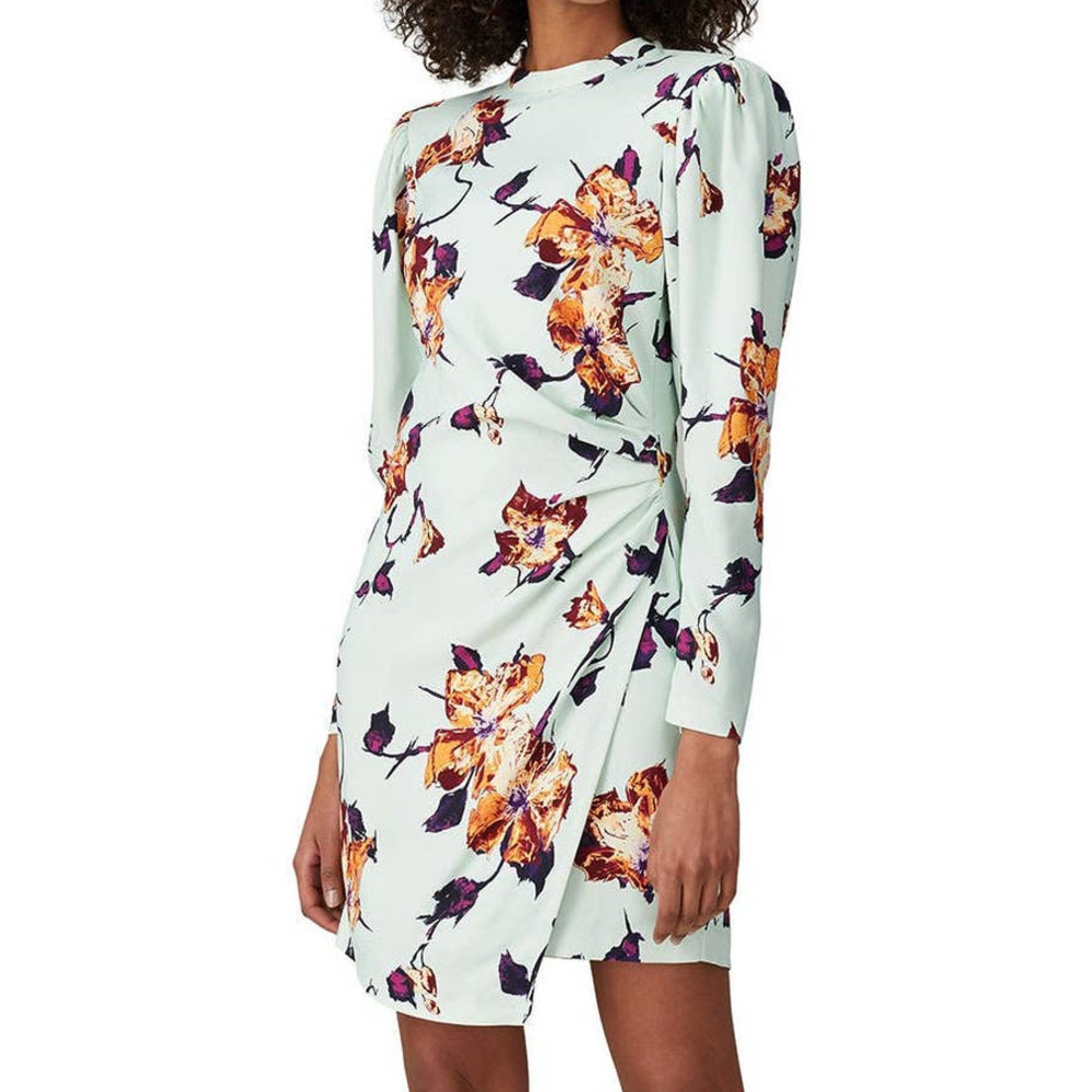A.L.C. Jane Dress Floral Print Long Sleeve Size 2